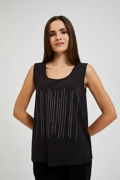 Marisse Women's Blouse L-Ts-4429 Black