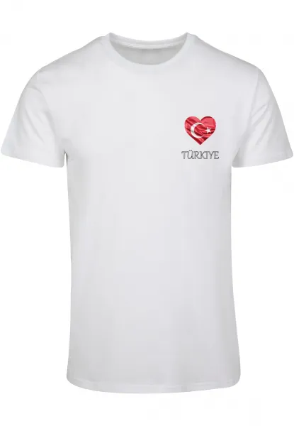 Men's T-shirt Merchcode Football - Turkey white