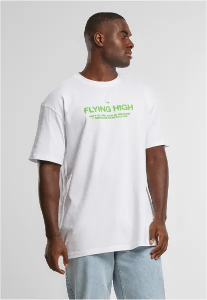 Men's T-Shirt I am Flying Oversize White