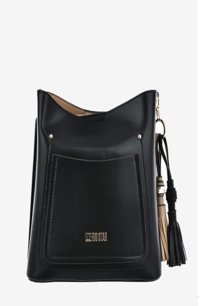 Small handbag made of Eco leather Big Star black