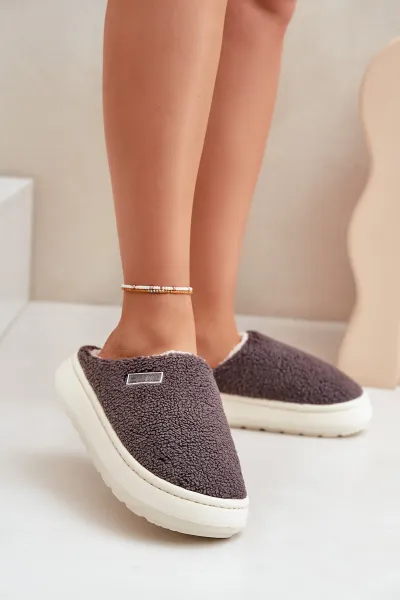 BIG STAR SHOES Zateplené Papuče Na Hrubej Podošve Big Star