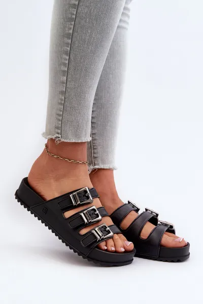 Dámske gumové flip -flops Zaxy JJ285058 čierna