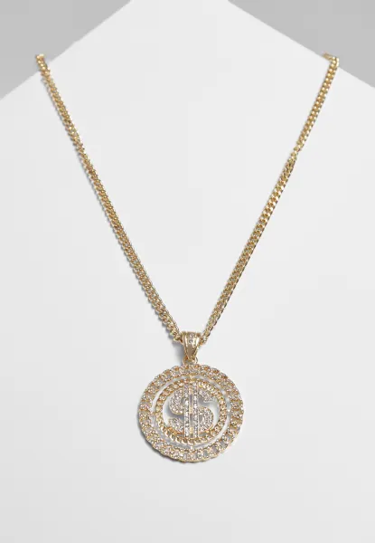 Dollar necklace - gold color