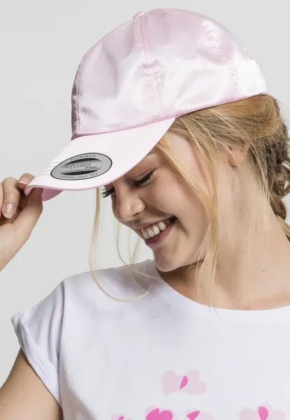 Satin cap pink
