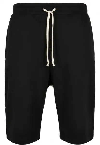 Black sweatpants with low crotch