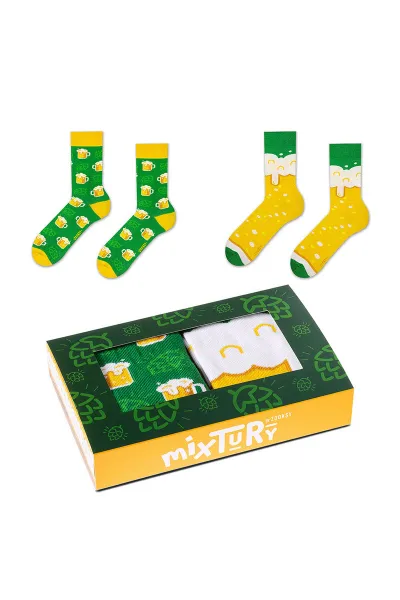 ZOOKSY/RAINBOW SOCKS Sada ponožiek Zooksy chmeľová zmes 2 páry