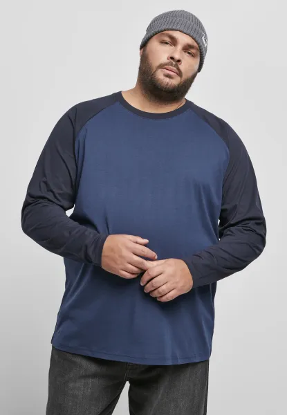 Raglan Kontrast LS tmavomodrý/polnočná modrá