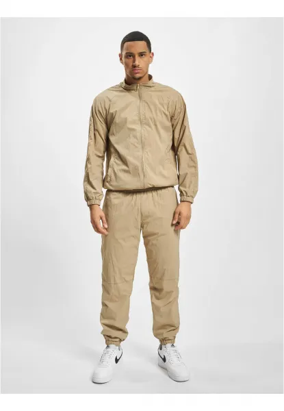 DEF Elastic tracksuit beige