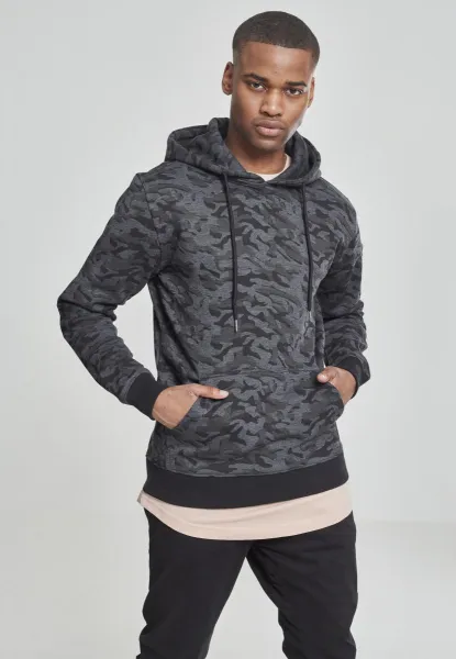 Sweat Camo Bomber Hoody dark camouflage