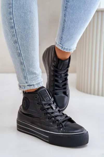 BIG STAR SHOES Zateplené dámske tenisky na platforme