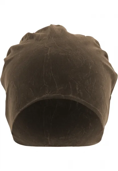 Stonewashed Jersey Beanie Chocolate
