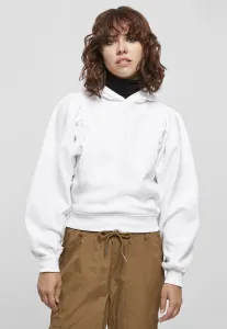 Women's Bio Gathering Batwing Hoody White