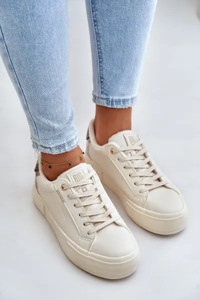 BIG STAR SHOES Zateplené dámske tenisky na platforme Big Star