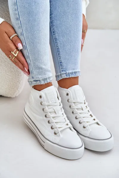 BIG STAR SHOES Zateplené dámske tenisky na platforme
