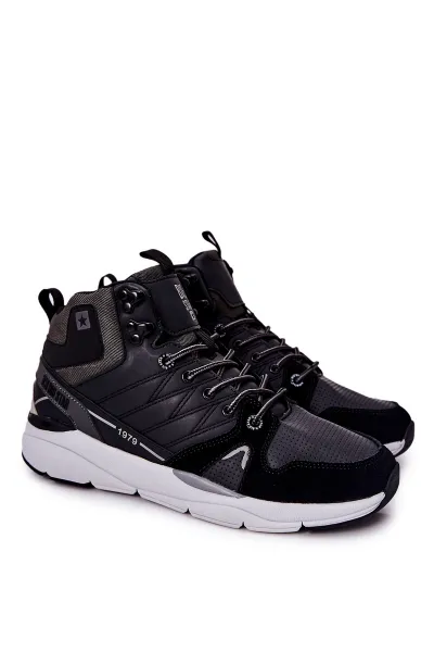 BIG STAR SHOES Vysoké športové pánske topánky veľká hviezda