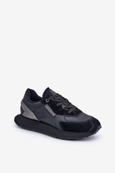 BIG STAR SHOES Kožené Pánske Tenisky Big Star