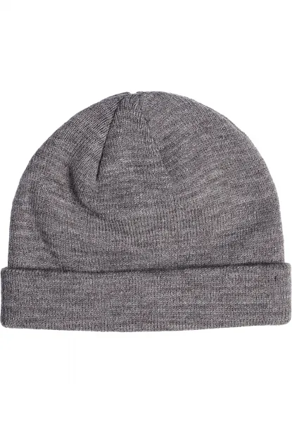 Short cuffed knitted hat h.Grey