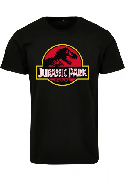 Čierne tričko s logom Jurský park