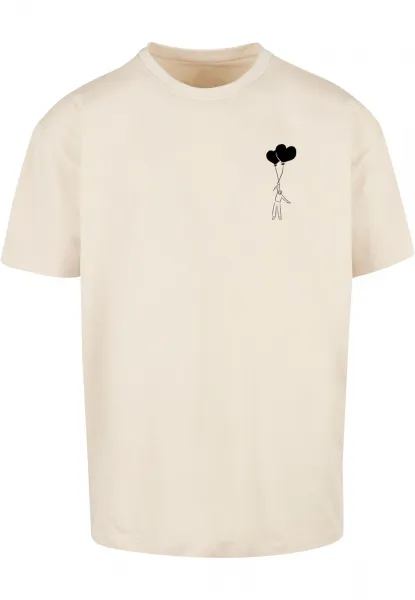 Men's T-shirt Love In The Air beige