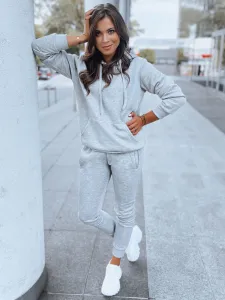 Dámská mikina BASIC s kapucňou sivá Dstreet