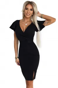 Numoco Dámske šaty NINA  479-4 Farba: Modrá, Veľkosť: M