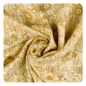XKKO BMB Bambusová plienka, Safari Honey Mustard, MIX 3ks, 70x70 BMB070050