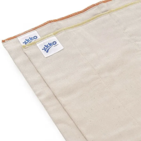 XKKO Organic Viacvrstvové plienky (4/6/4) BirdEye NATURAL - Infant ORGPRF006