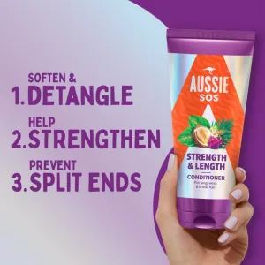 Aussie SOS Strength Length posilňujúci kondicionér pre dlhé vlasy 200 ml