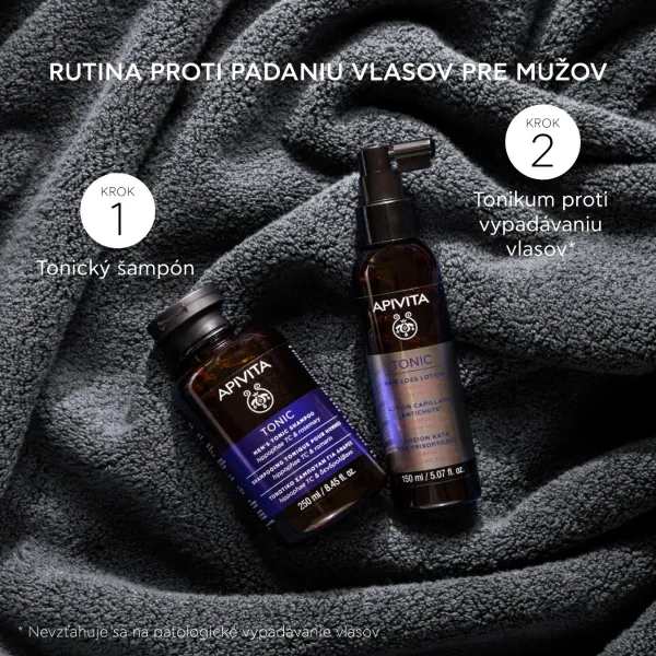 Apivita Men's Tonic Shampoo Rosemary šampón proti vypadávaniu vlasov 250 ml