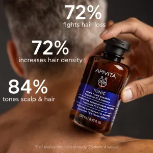 Apivita Men's Tonic Shampoo Rosemary šampón proti vypadávaniu vlasov 250 ml