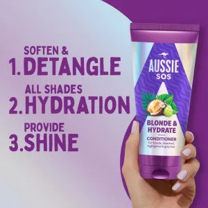Aussie SOS Blonde Hydrate hydratačný kondicionér pre blond vlasy 200 ml