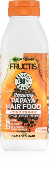 Garnier Fructis Papaya Hair Food regeneračný kondicionér pre poškodené vlasy 350 ml