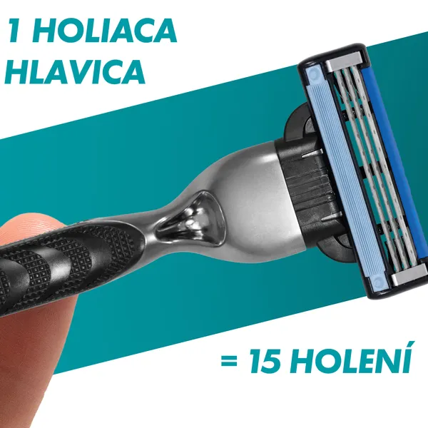 Gillette Darčeková Súprava: Mach3 Holiaci Strojček + 1 Čepeľ + Gél Series 200 ml + Taška