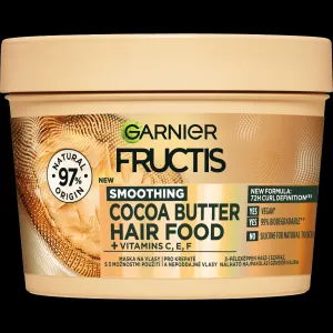 Garnier Fructis Cocoa Butter Hair Food vyživujúca maska na vlasy s kakaovým maslom 390 ml