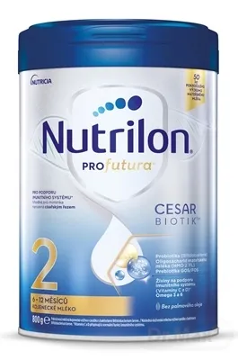 NUTRILON® Mlieko následné Profutura® CESARBIOTIK™ 2 od uk. 6. mesiaca 4x800 g