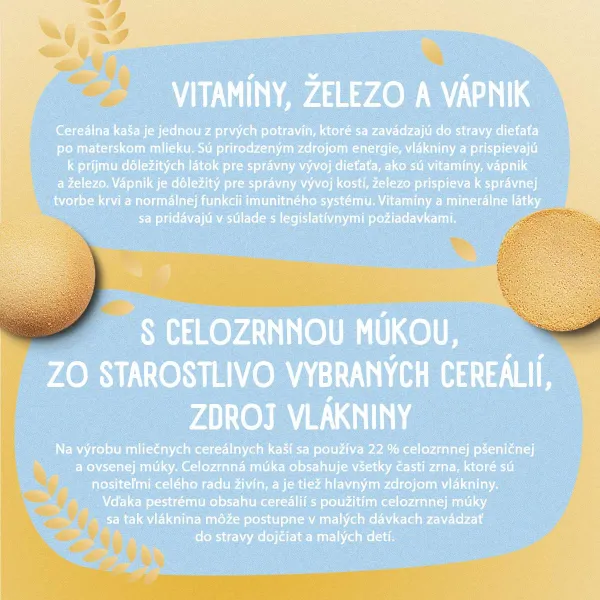 Sunar mliečna KAŠA 8 CEREÁLIÍ Na dobrú noc