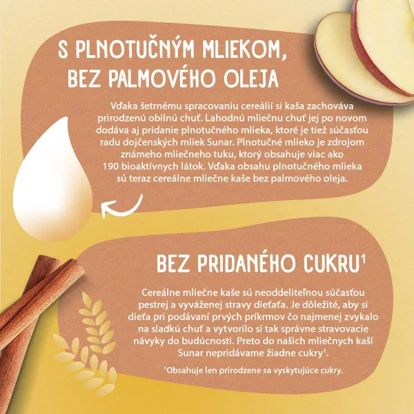 Sunar mliečna KAŠA KRUPICOVÁ Na dobrú noc