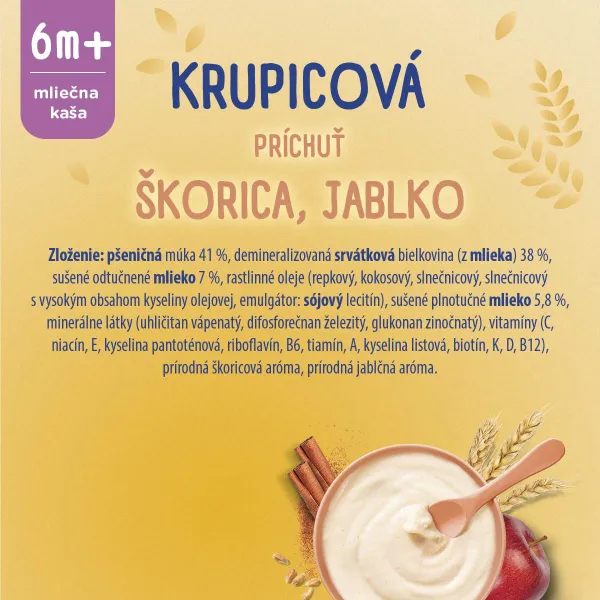 Sunar mliečna KAŠA KRUPICOVÁ Na dobrú noc