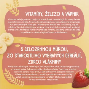 Sunar mliečna KAŠA 8 CEREÁLIÍ