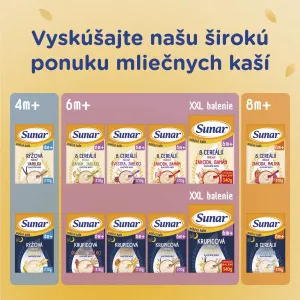 Sunar mliečna KAŠA 8 CEREÁLIÍ