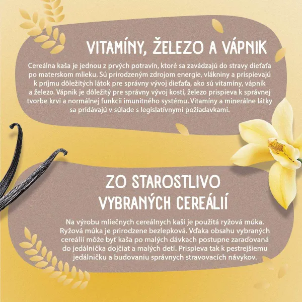 Sunar mliečna KAŠA RYŽOVÁ