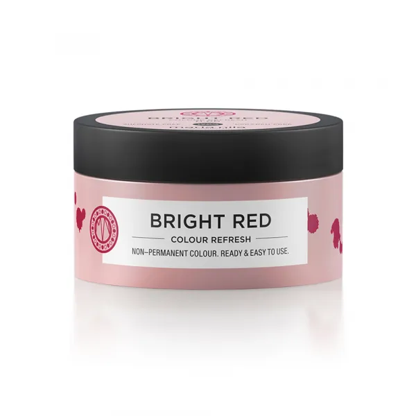 Maria Nila Colour Refresh Bright Red jemná vyživujúca maska bez permanentných farebných pigmentov výdrž 4 – 10 umytí 0.66 100 ml