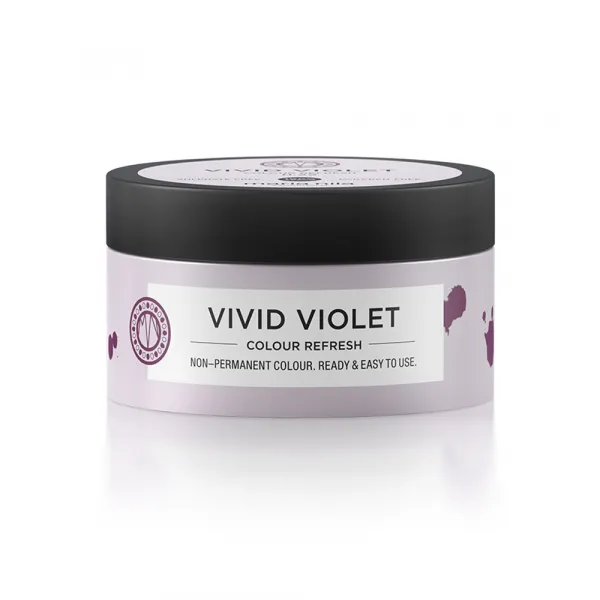 Maria Nila Colour Refresh Vivid Violet jemná vyživujúca maska bez permanentných farebných pigmentov výdrž 4 – 10 umytí 0.22 100 ml