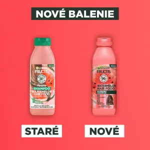 Garnier Fructis Watermelon Hair Food šampón pre jemné vlasy bez objemu 350 ml