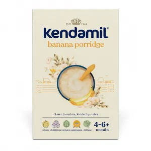 Kendamil s banánom 150 g,KENDAMIL Kaša mliečna s banánom (150 g), 4m+