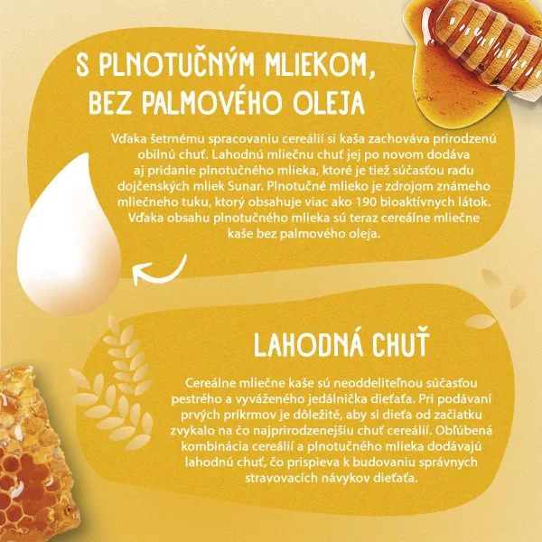 Sunar mliečna KAŠA KRUPICOVÁ Na dobrú noc