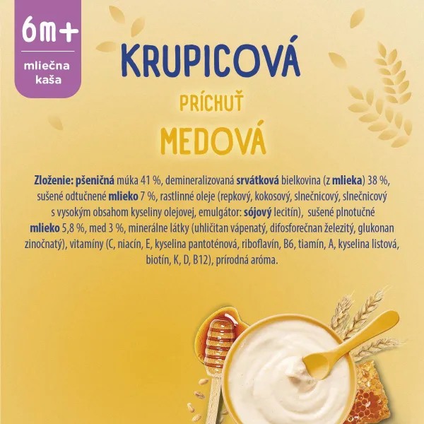 Sunar mliečna KAŠA KRUPICOVÁ Na dobrú noc