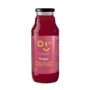 BEGGS Nápoj arónie+ jablko+banán & jahoda 4m+ BIO 300 ml