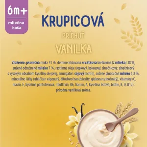 Sunar mliečna KAŠA KRUPICOVÁ Na dobrú noc