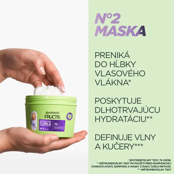 Garnier Fructis Hydra Curls hydratačná maska na vlasy pre vlnité a kučeravé vlasy 370 ml